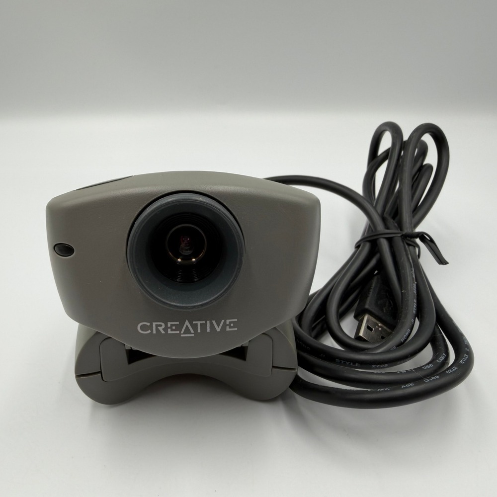 Creative Labs WebCam Go Plus PD0040 Vintage USB Digital Camera Grey